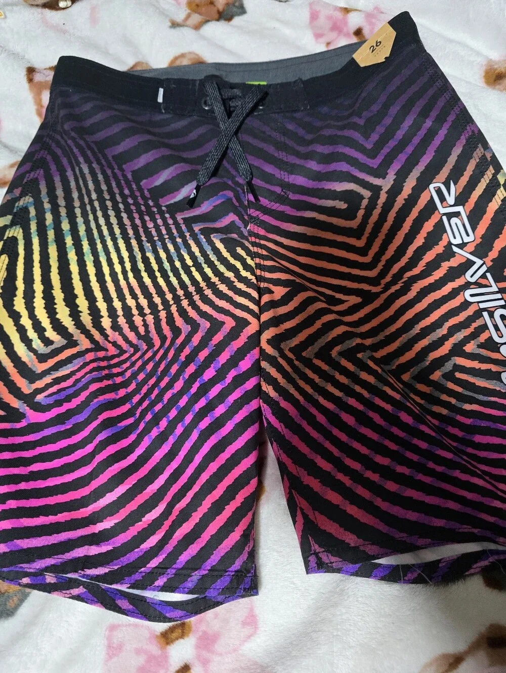 Quiksilver Vibrant Zebra Stripe Boardshorts - Multicolor